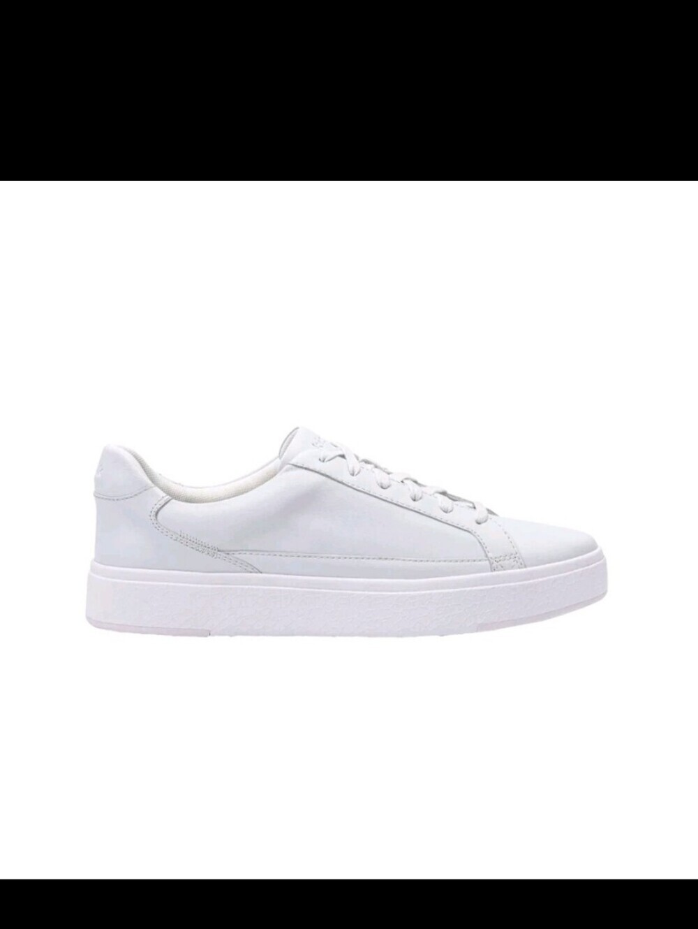 Kizik Vegas Unisex Hands-Free Leather Sneakers - Ivory White - Picture 8 of 9
